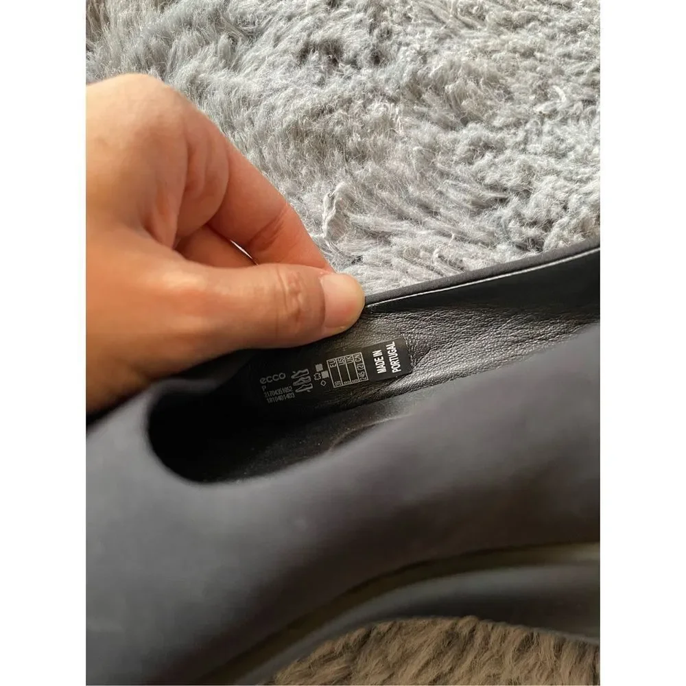 New Ecco womens stretch slip on wedge heels size 8‎